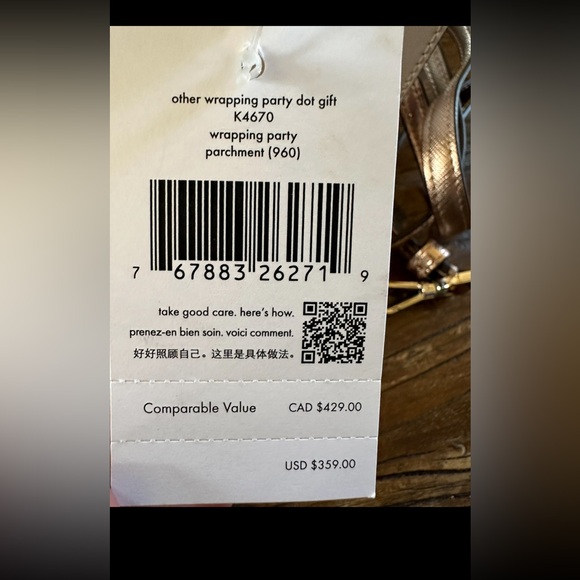 Kate Spade BUNDLE set, Wrapping Party Dot Gift Crossbody & Wallet set NWT - Picture 12 of 12